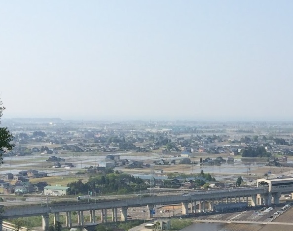 黒部市遠景