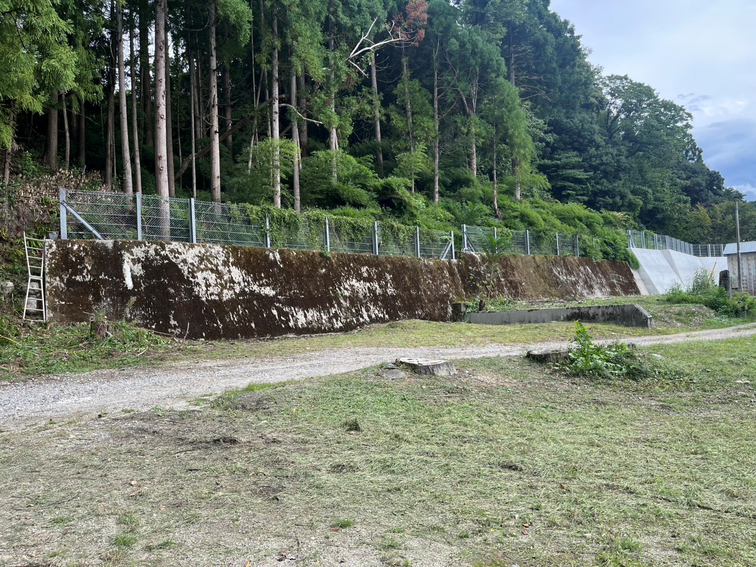 擁壁補強工事Before
